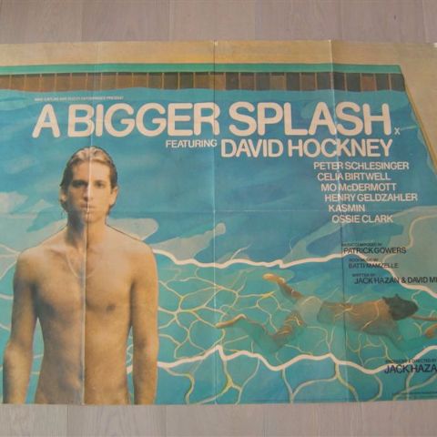 'A bigger splash' U.K. one-sheet